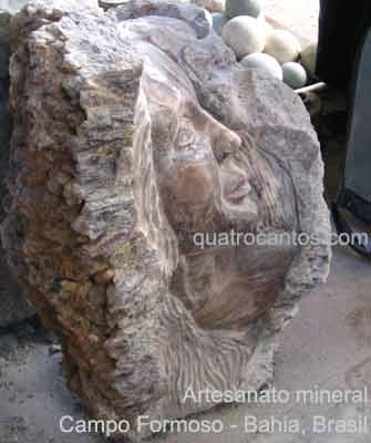Artesanato mineral, Campo Formoso, Bahia, Brasil