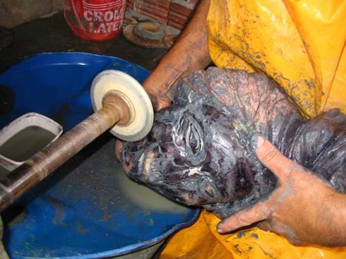 Rosto em ametista