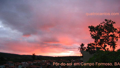 Pôr do Sol em Campo Formoso, BA