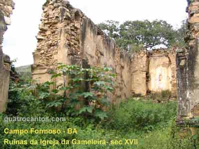 Ruínas de igreja construída pelos jesuítas no sec. XVII.