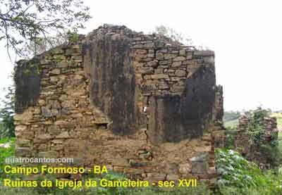 Ruínas de igreja construída pelos jesuítas no sec. XVII.