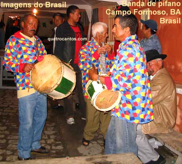Banda de pífano em Campo Formoso, Bahia, Brasil