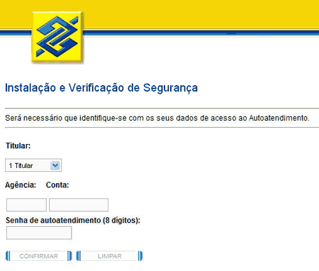 Página falsa do Banco do Brasil rouba dados dos clientes Página falsa do Banco do Brasil rouba dados dos clientes<vazio>