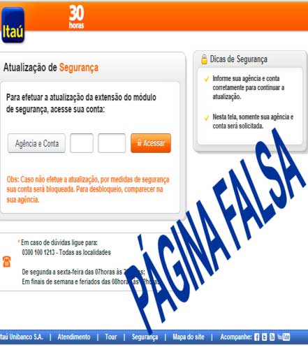 Segurança ou Aparelho iToken
