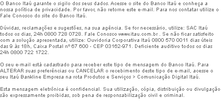 Falsa ITAU - Sincronizacao Cliente Itau