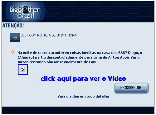 Falso vídeo instala cavalo de tróia, trojan horse
