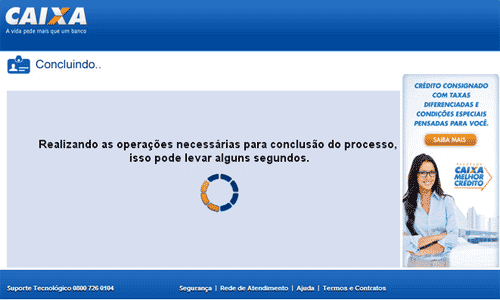 Página falsa da Caixa Econômica Federal Página falsa da Caixa Econômica Federal