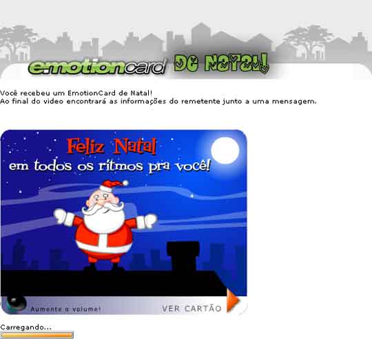 Falso cartao de Natal instala trojan
