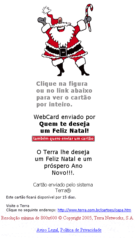Cartao de Natal