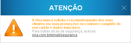 Aviso da Visa