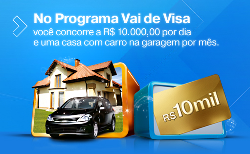 Cliente Visa Cadastre-se na promoção vai de visa