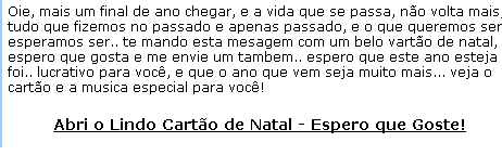 Lindo cartao de Natal