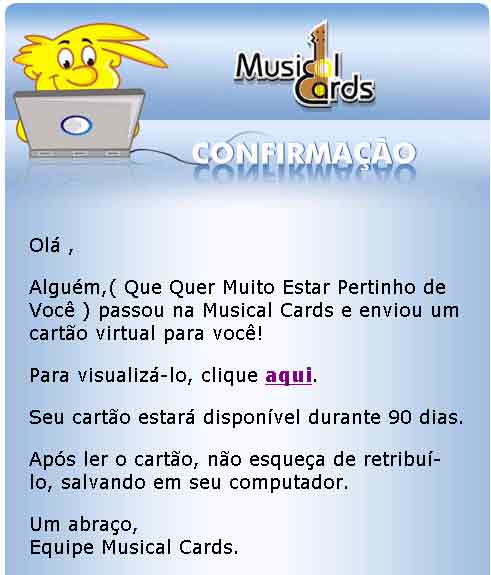 Falso cartão Musicard