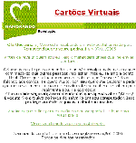 Falso cartão Namorando.com.br