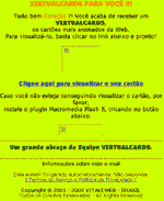 Falso cartão VirtualCard