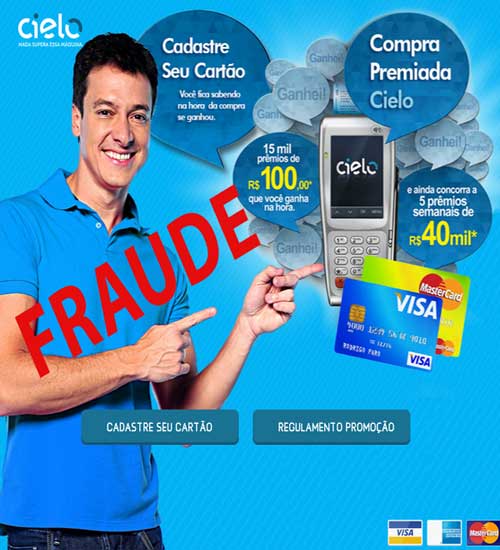Página falsa Bem Vindo a Compra Premiada Página falsa Bem Vindo a Compra Premiada