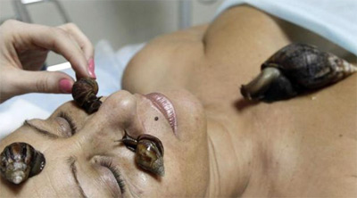 Terapia com caramujos africanos