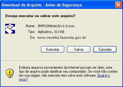 Falsa mensagem da Receita Federal instala cavalo de tróia Win32:Banload