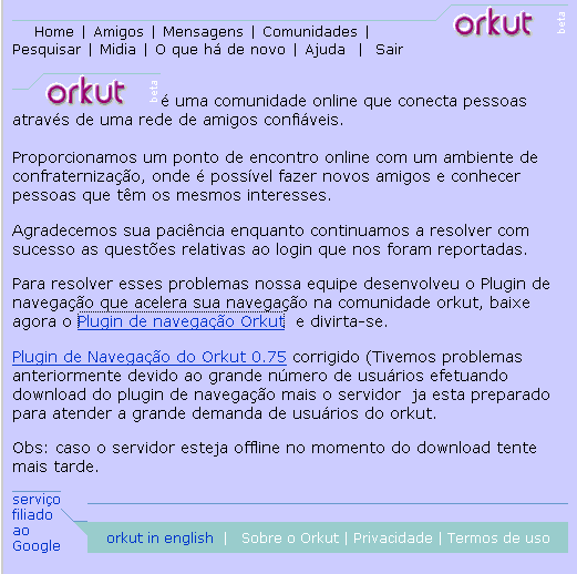 Falsa mensagem do Orkut instala Trojan Downloader