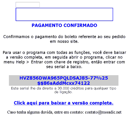 Phishing scam: golpe de vigaristas