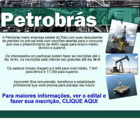 Falso concurso Petrobras