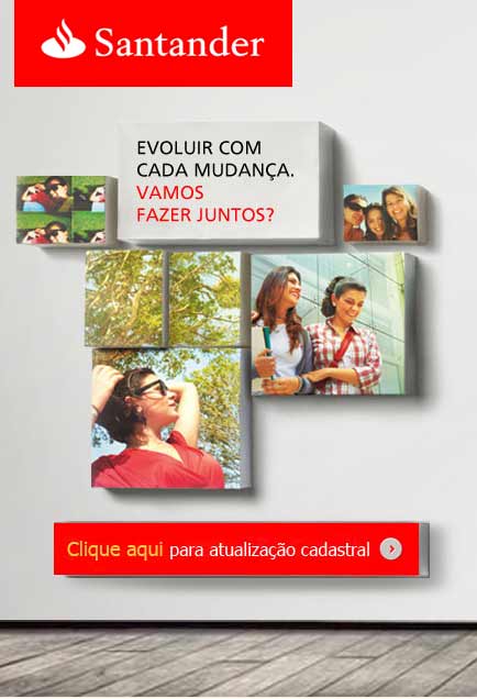 Falsa mensagem do Banco Santander