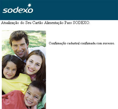 Atualização de dados Sodexo é golpe de vigarista. Atualização de dados Sodexo é golpe de vigarista.