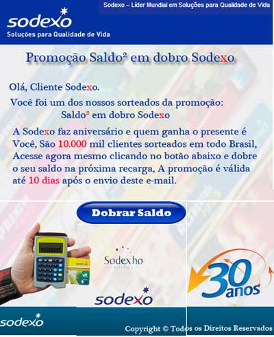 Saldo em Dobro Sodexo Saldo em Dobro Sodexo