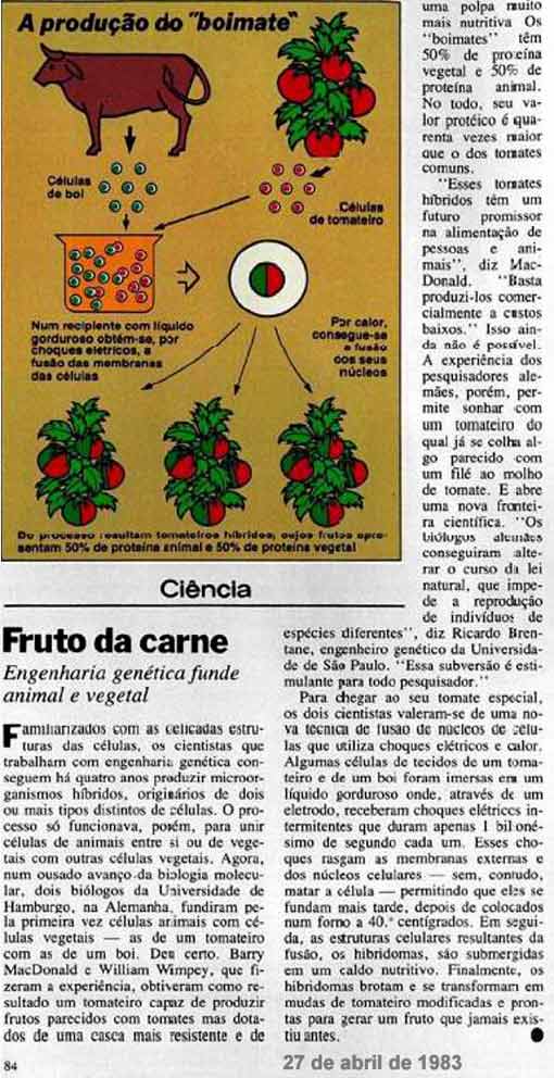 O boimate da Veja