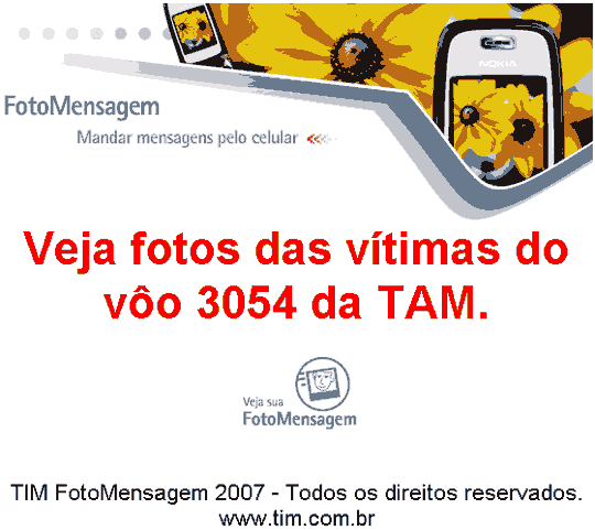 Falsa mensagem da TIM instala trojan horse