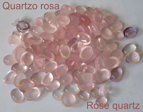 Quartzo rosa - Rose quartz - Quartz rose