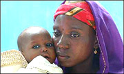 Amina Lawal Kurami e a filha