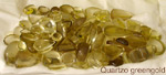 Quartzo greengold - Greengold quartz  - Prasiolite